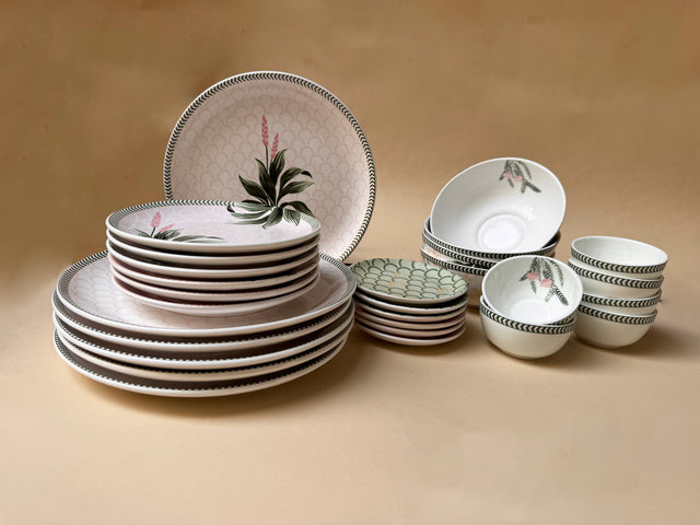 Vintage Garden 28 Pieces Dinner Set