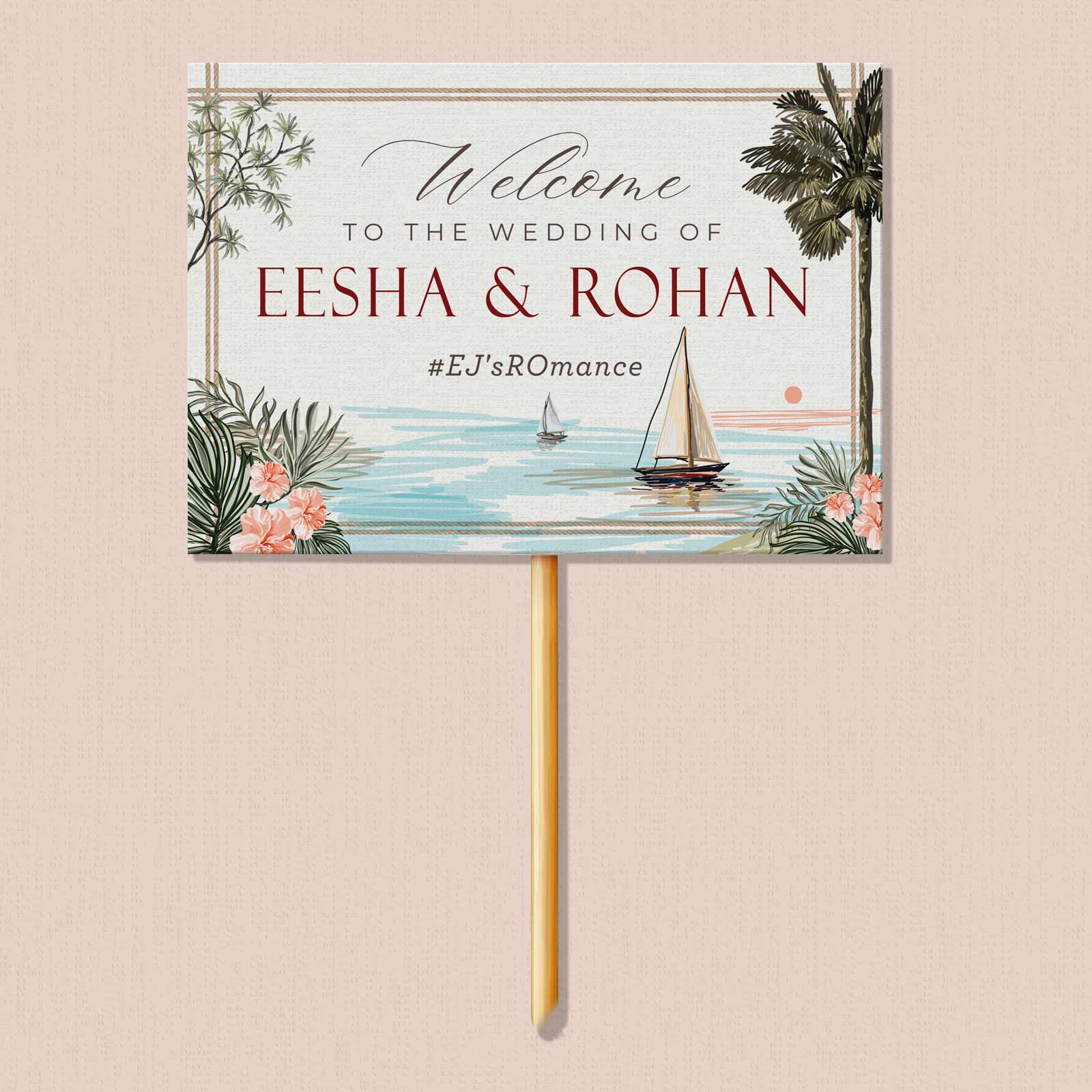 Beach Theme : Eesha & Rohan