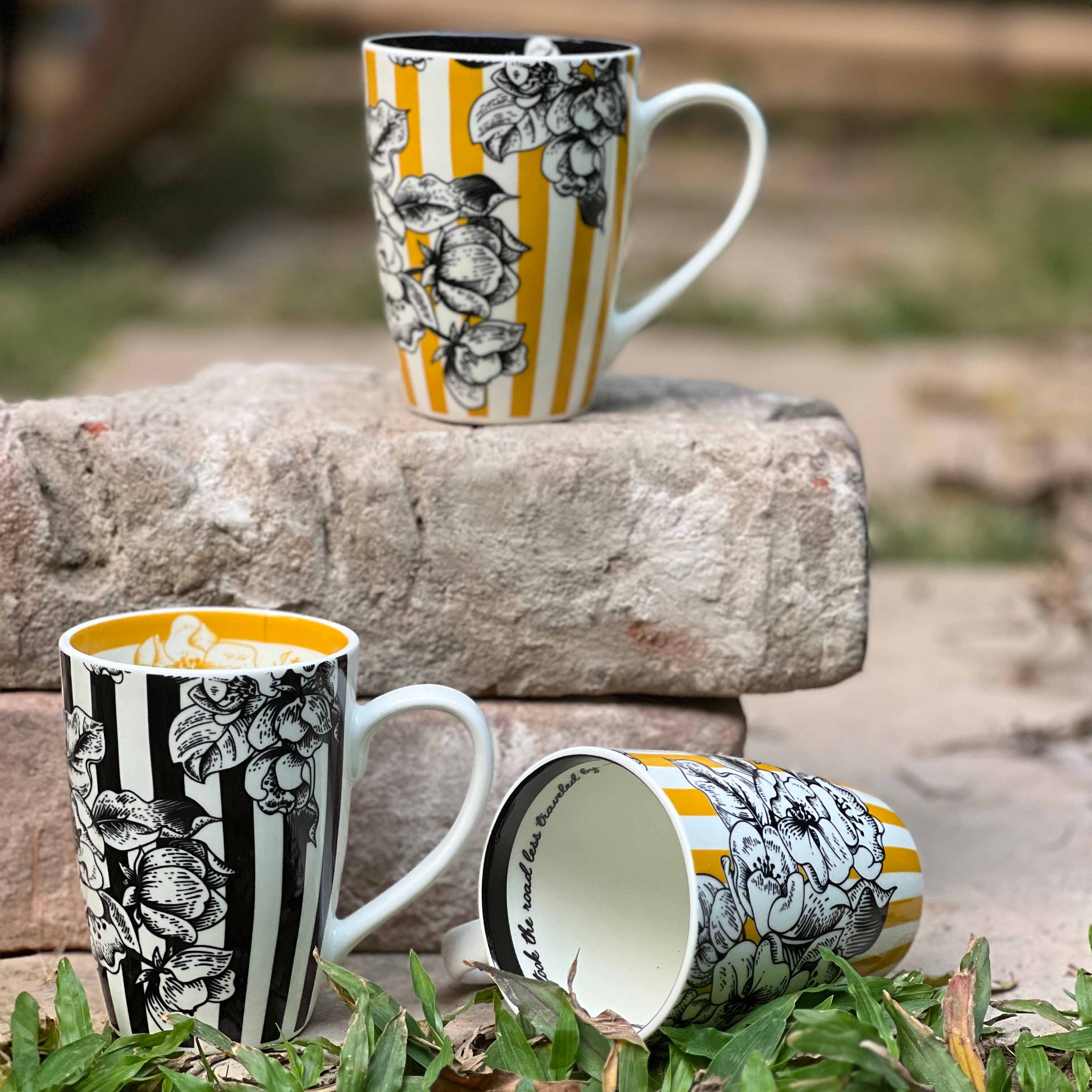 Pondicherry Coffee Mugs - Set of 2