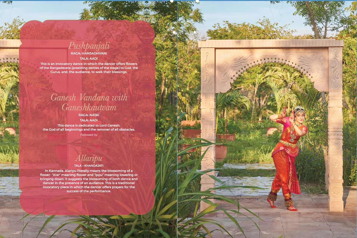 Brochure Design : Arangetram by Radhika Merchant