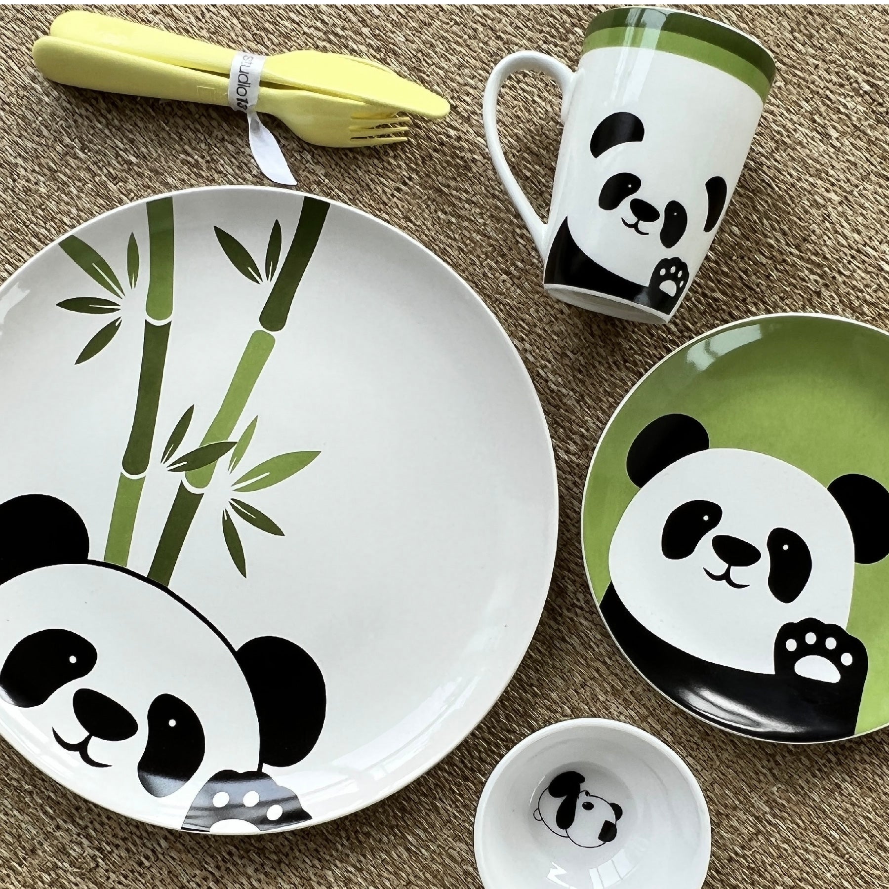 Panda Dinner Set