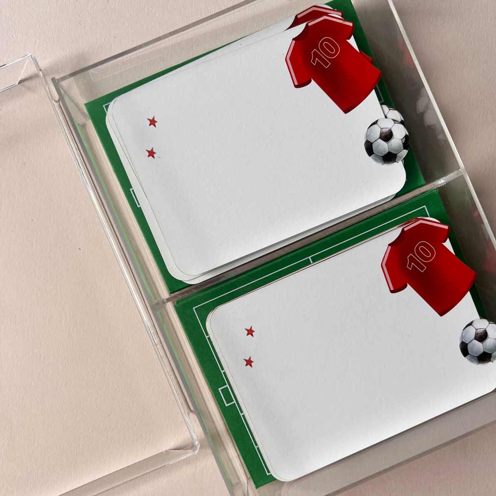 Soccer Themed Stationery Box