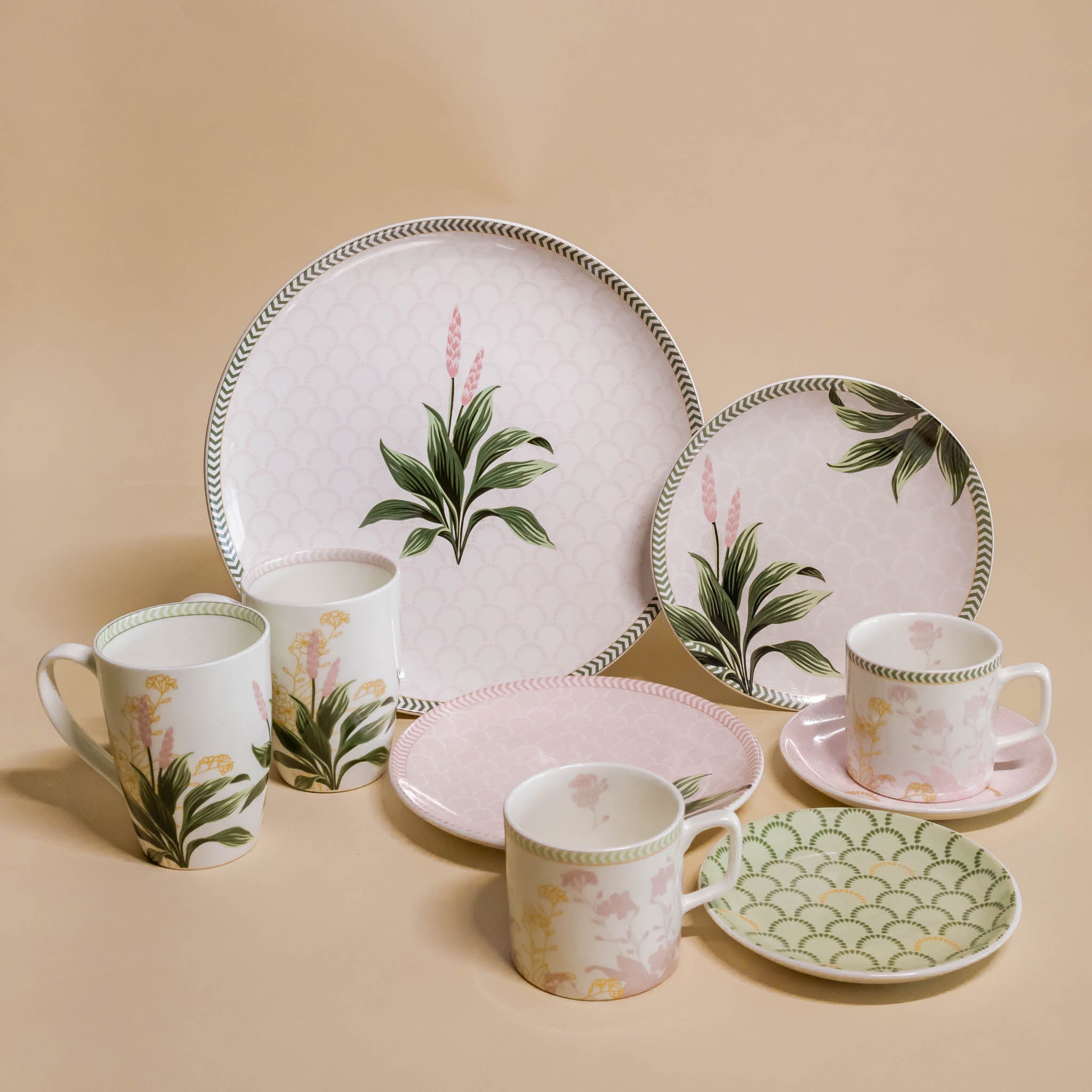 Vintage Garden 10 Pieces Dinner set