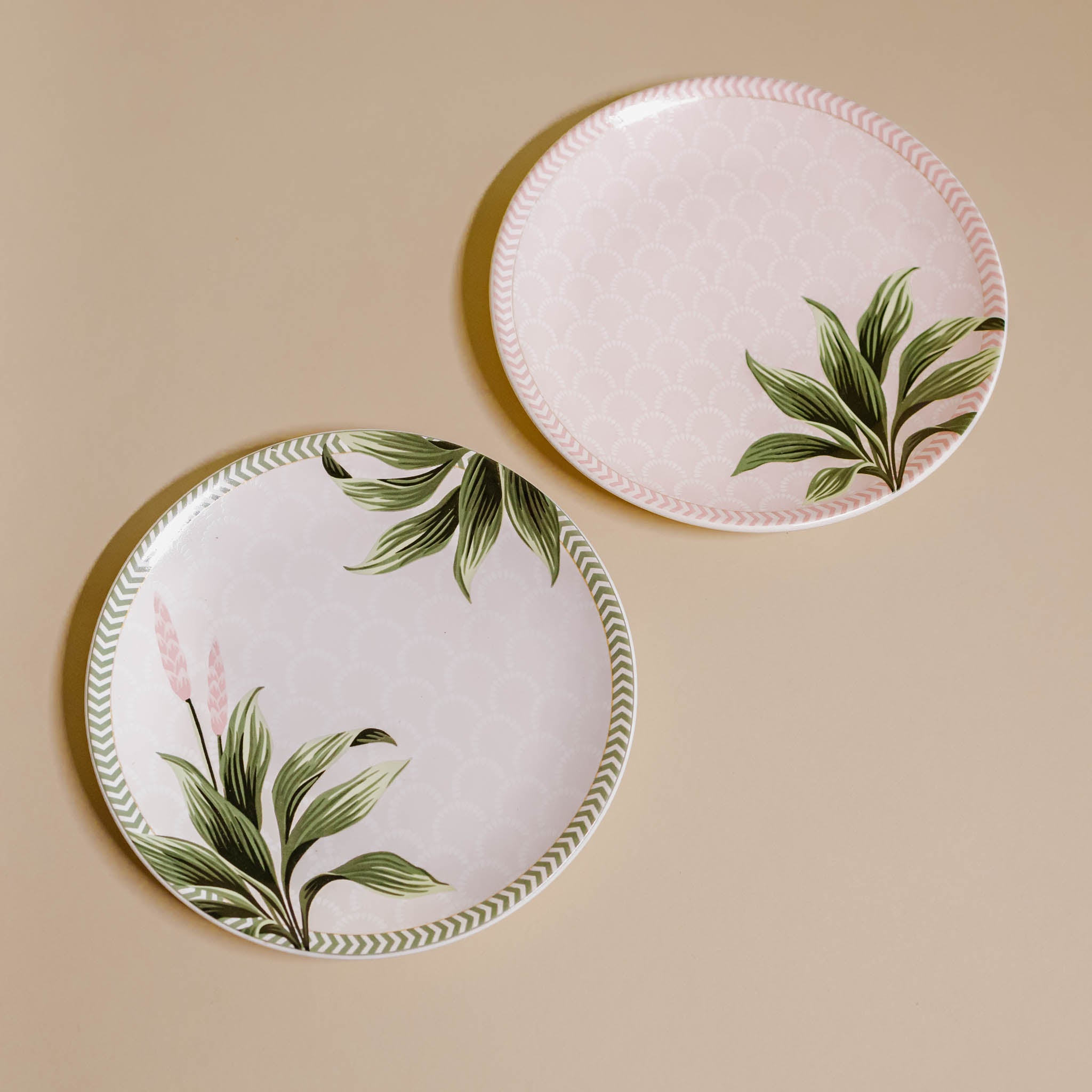 Vintage Garden 12 Pieces Plate Set