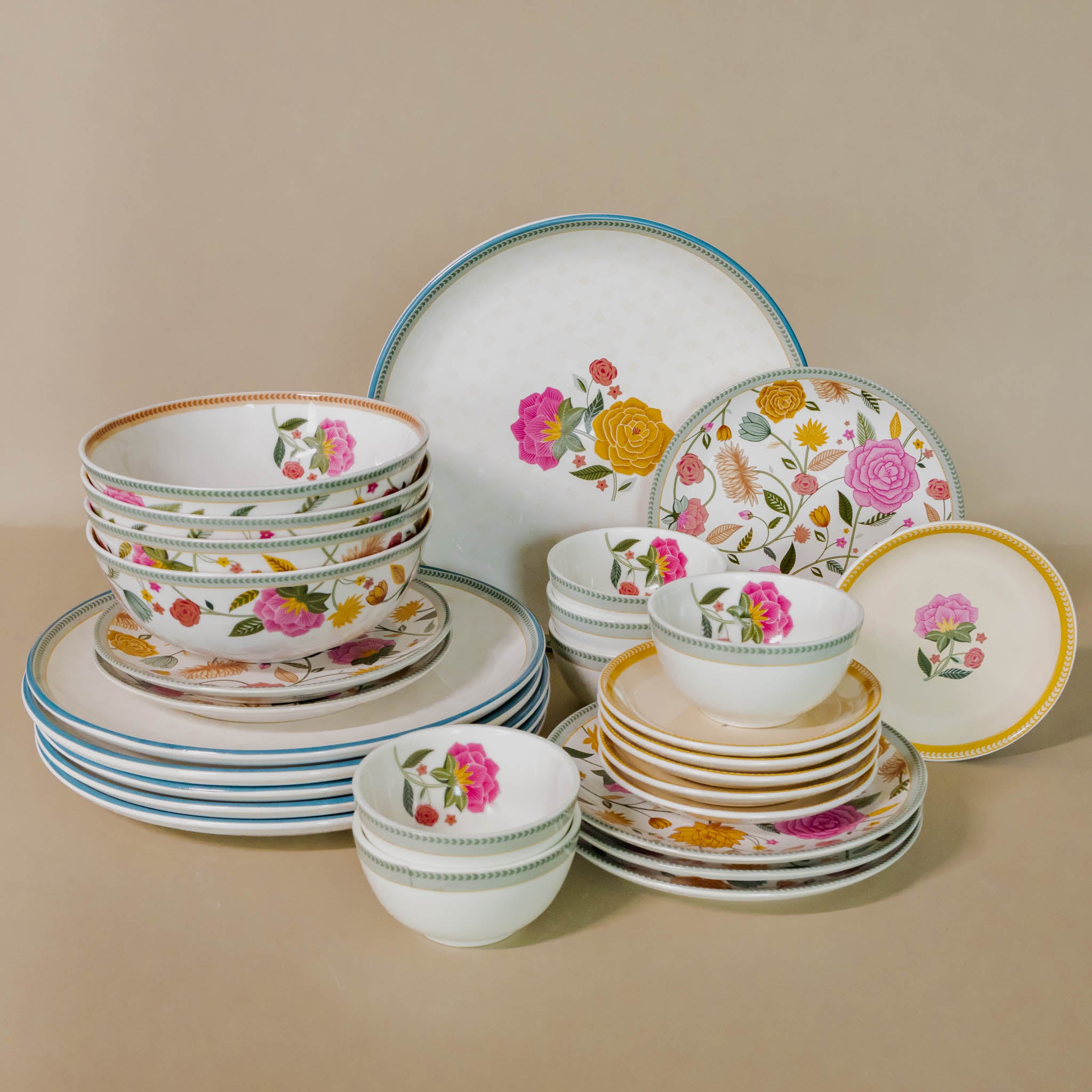 Vasant 28 Pieces Dinner set