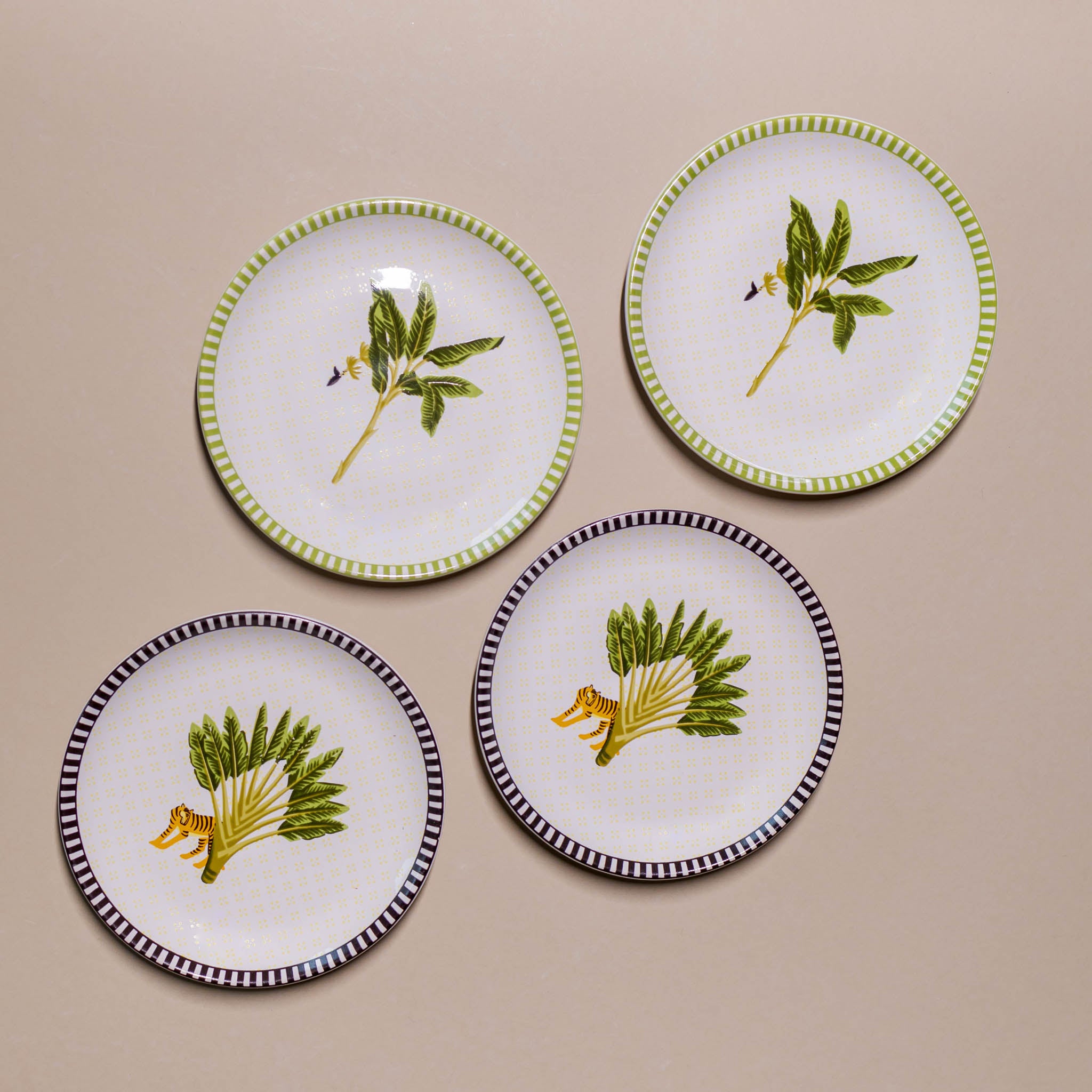 Sundarbans Tapas/Dessert Plates - Set of 4