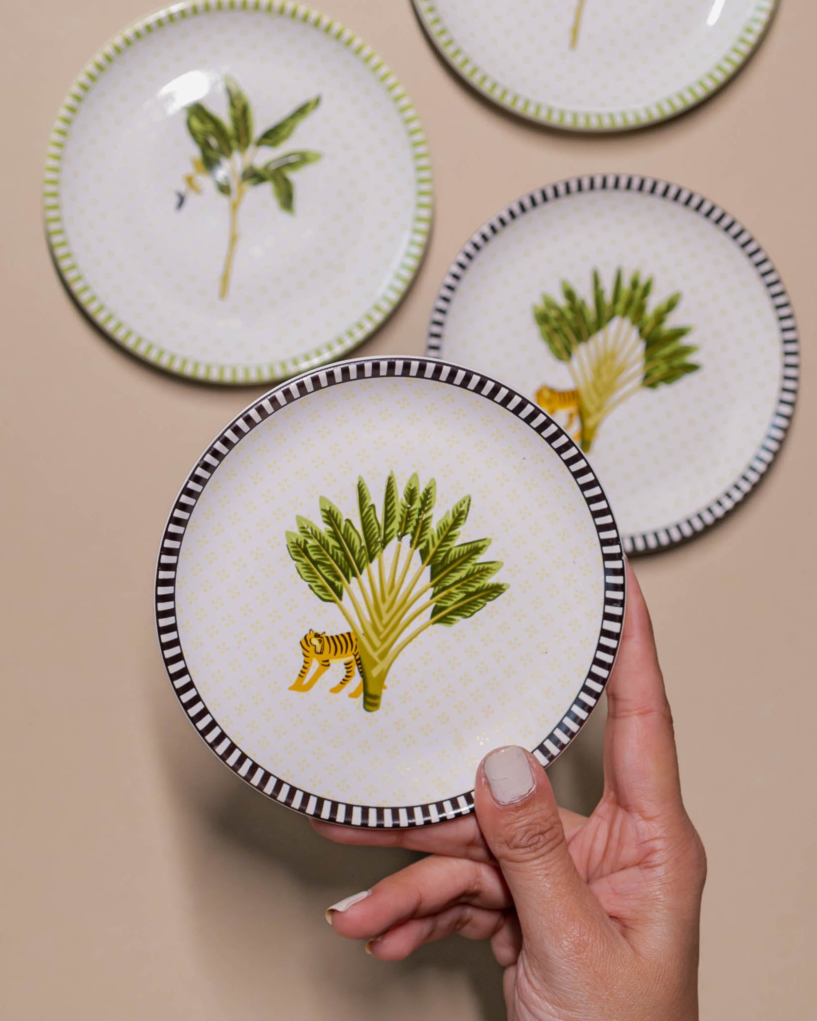 Sundarbans Tapas/Dessert Plates - Set of 4